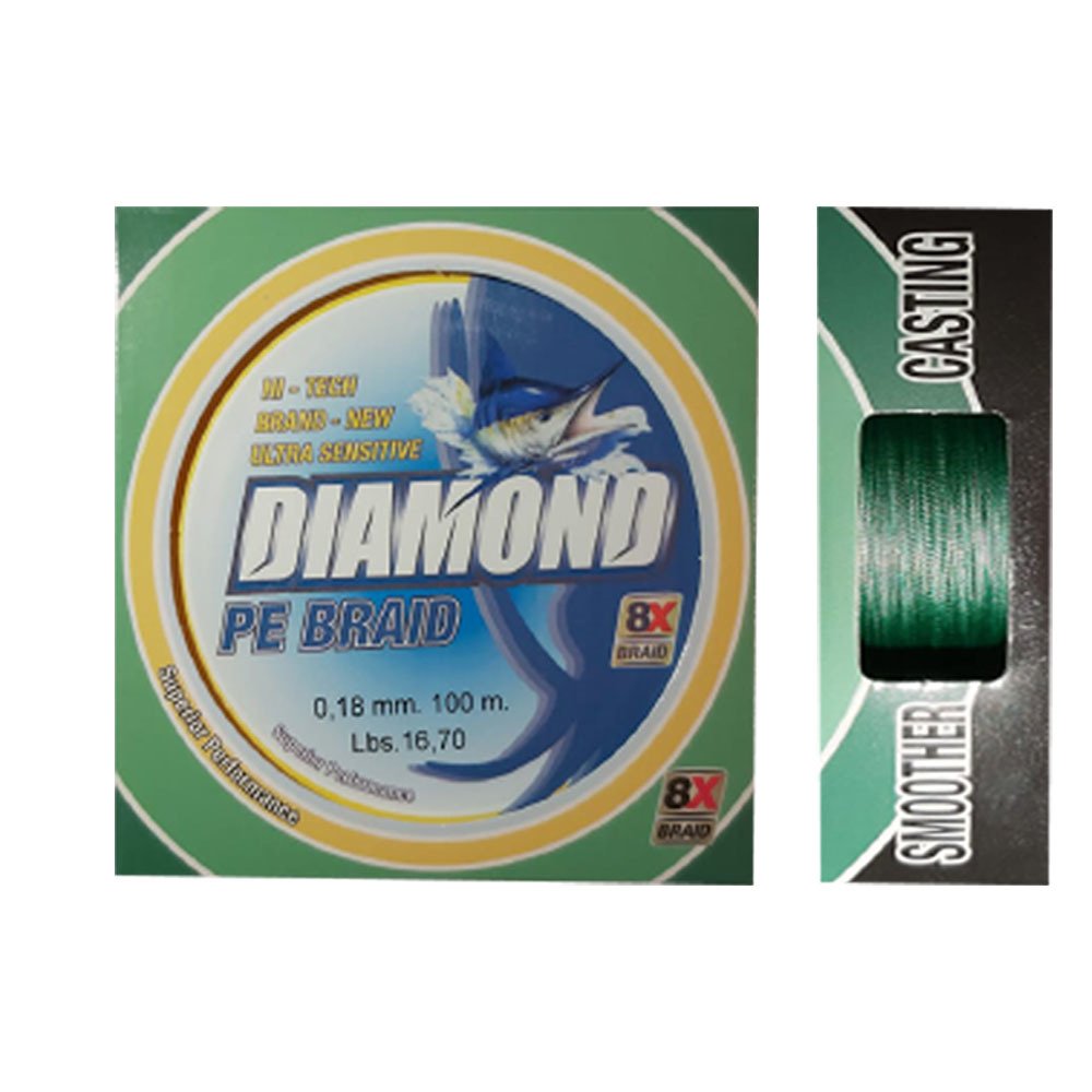BAUER DIAMOND 8X PRE İP MİSİNA 100 MT 0,18MM