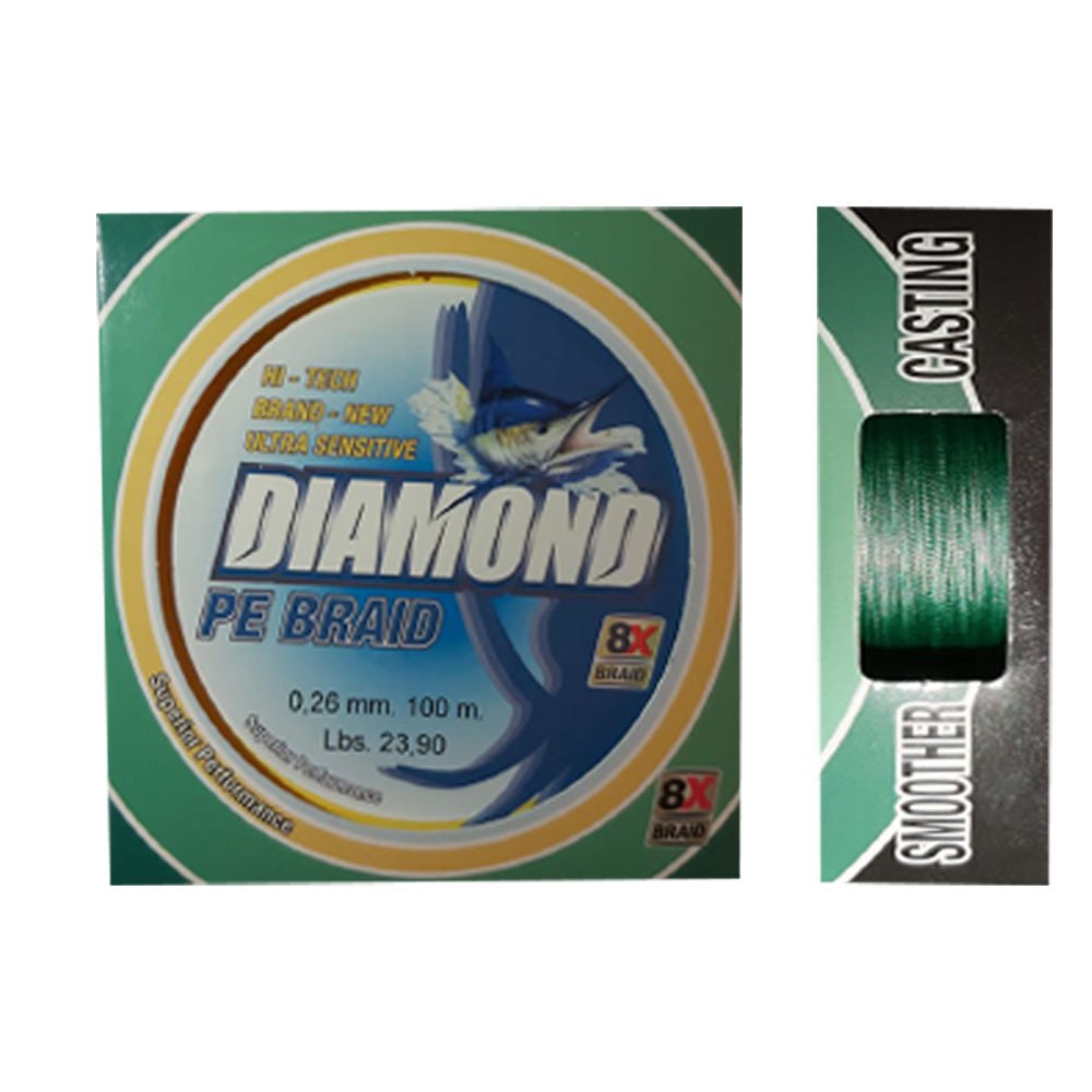 BAUER DIAMOND 8X PRE İP MİSİNA 100 MT 0,26MM