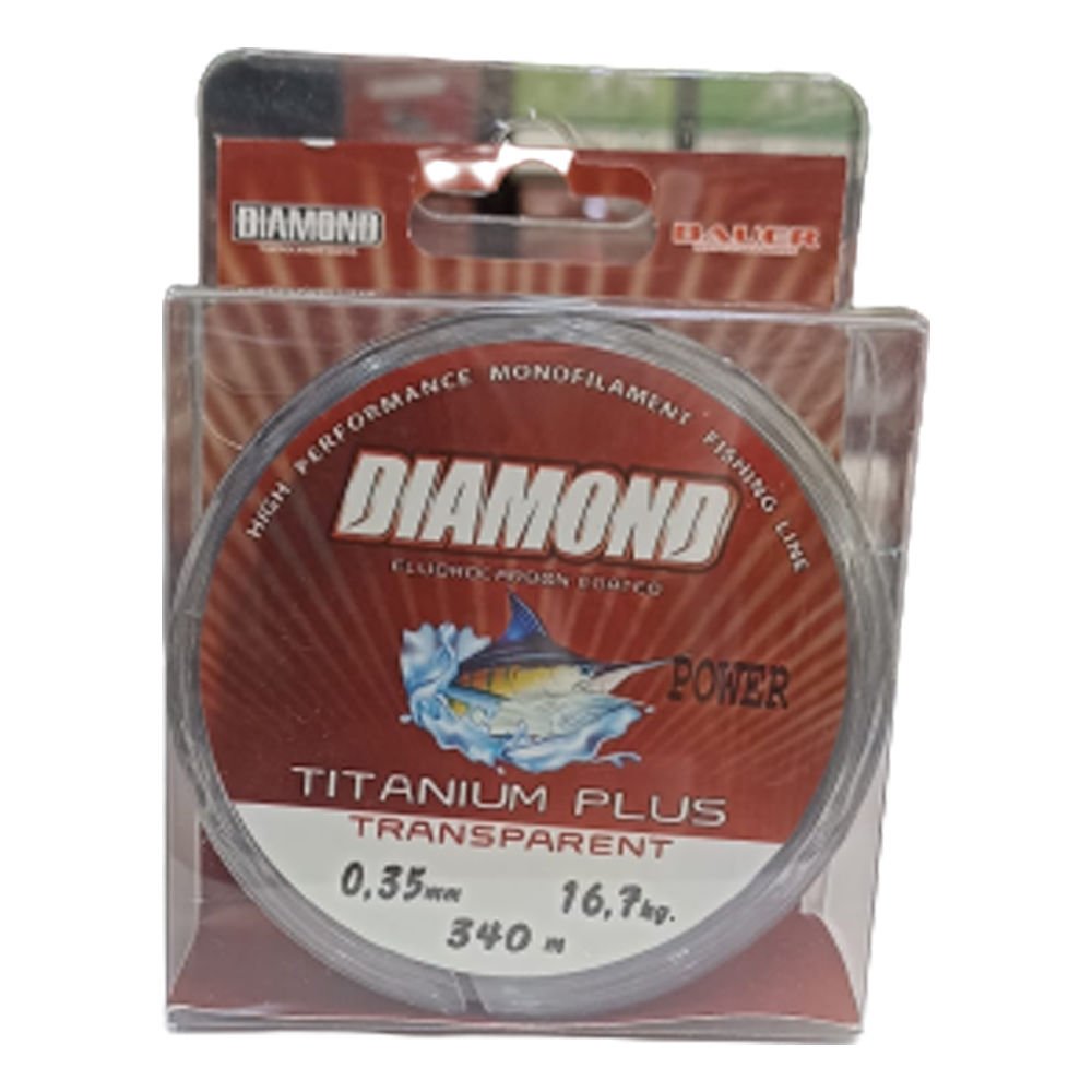 Bauer Diamond 0,35m 340mt fluorocarbon Coated Misina