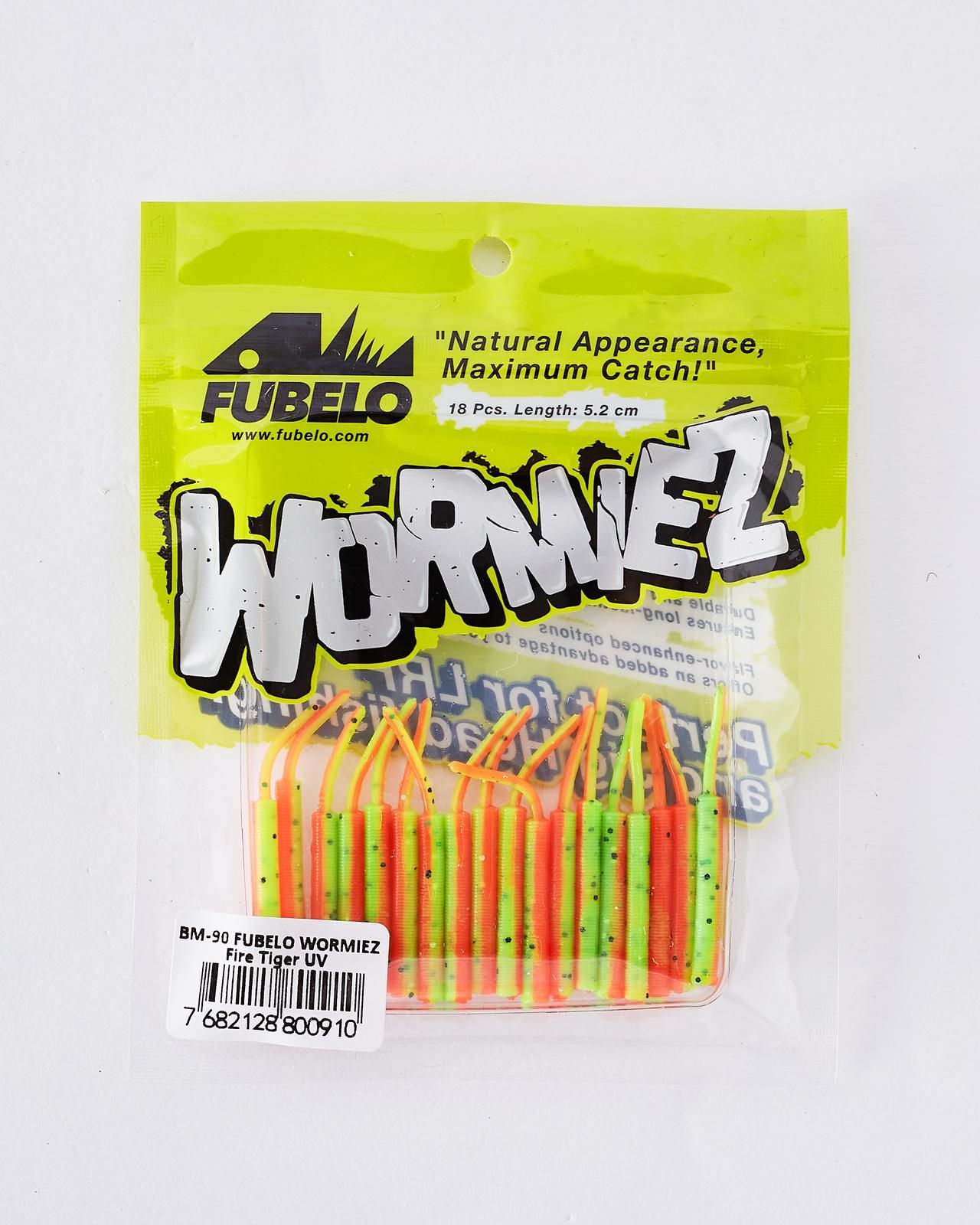 Fubelo Wormiez 5.2 cm Kokulu LRF Silikon Yem (18 Adet) fire tiger uv