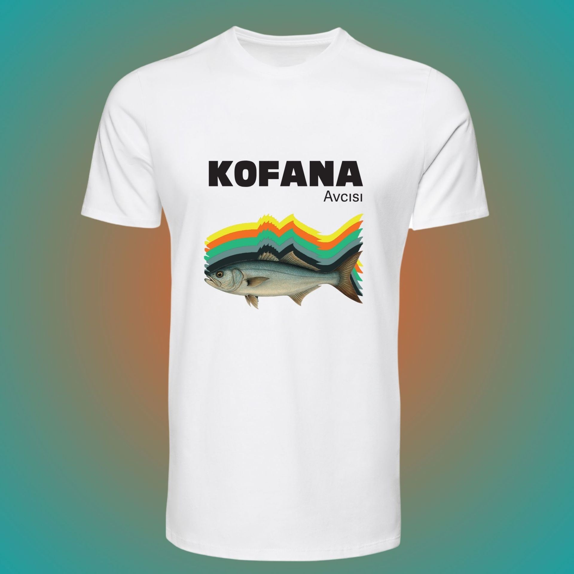 Tidegear Kofana Avcısı Balıkçı Tişört