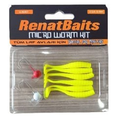 Renat Baits Levrek Silikonu 3gr 5mm Sarı