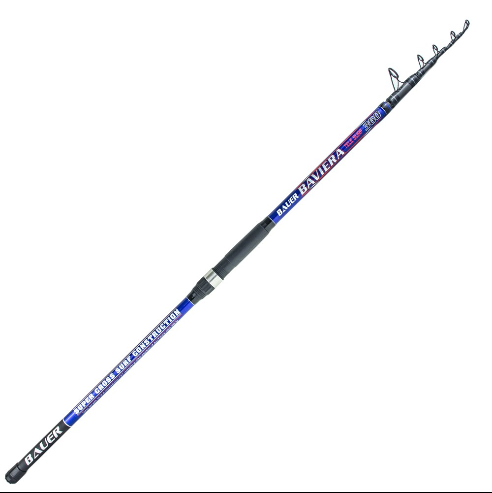 BAUER BAVIERA TELESKOPİK SURF OLTA KAMIŞI 390CM 100-200 Gr.