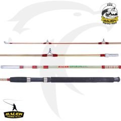 BAUER CRYSTAL 240CM İKİ PARÇA DOLGU ŞEFFAF OLTA KAMIŞI