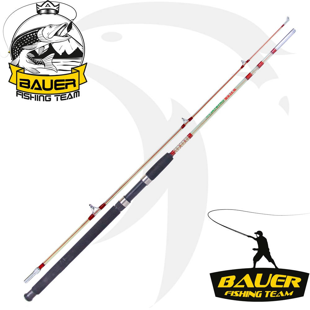 BAUER CRYSTAL 240CM İKİ PARÇA DOLGU ŞEFFAF OLTA KAMIŞI