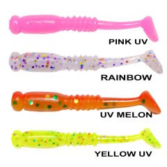 Ryuji Rock Tail 4cm Kokulu Silikon Yem (12 adet)