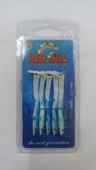 Red Gill 70mm 2 gr Blue White Silikon Yem