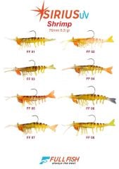 Full Fish Sirius Shrimp Silikon Karides 76mm 6,5gr