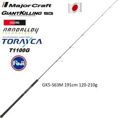 Major Craft Giant Killing New GK5-S63M Jigging Kamış Spin Model 191cm 120-210g