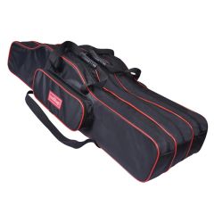 130 CM 3 GÖZ SİYAH OLTA ÇANTASI