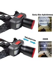 PS-2099 Hareket Sensörlü Şarjlı Kafa Lambası