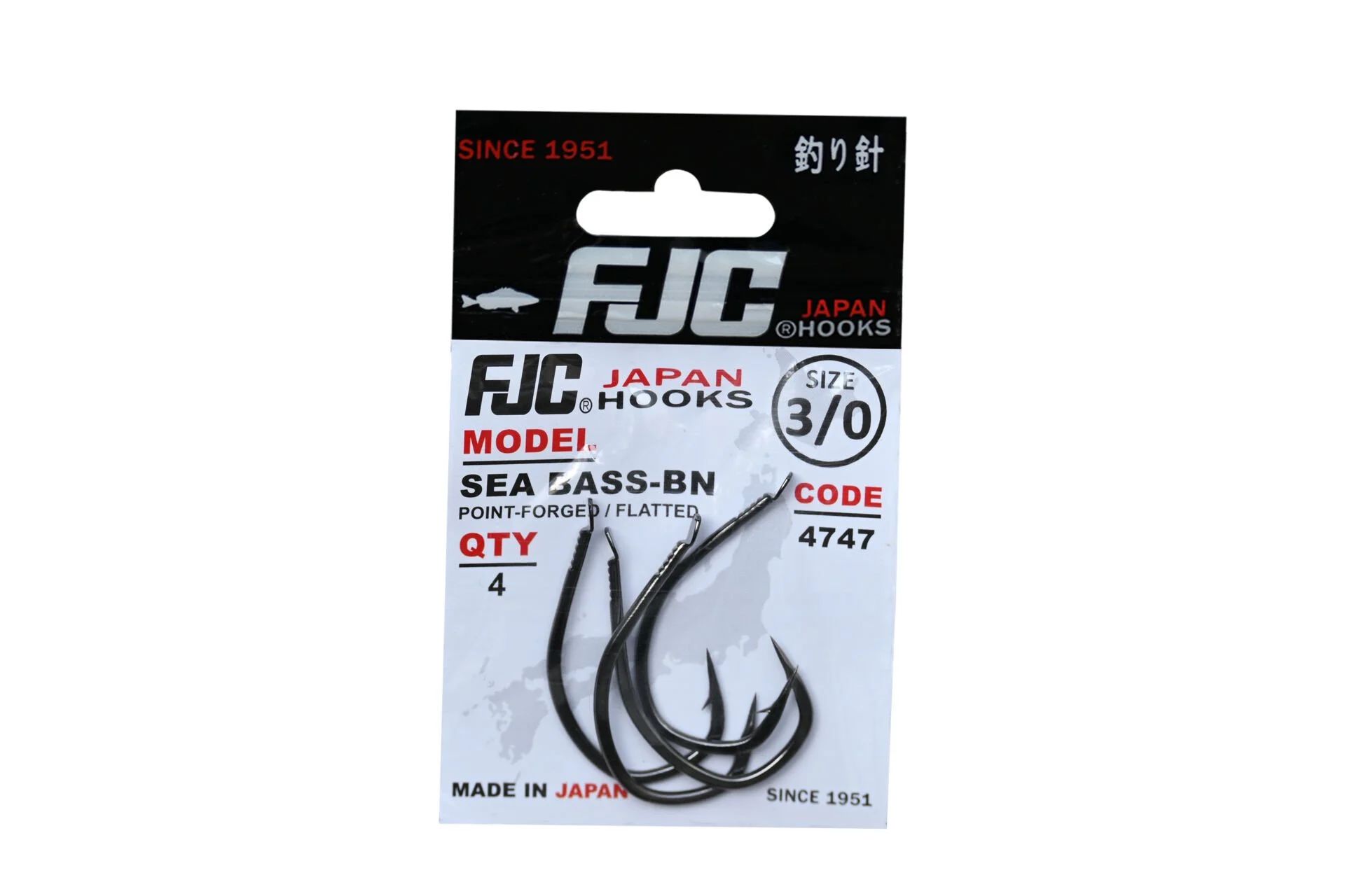 FJC 4747 SEA BASS BLACK NİKEL İĞNE