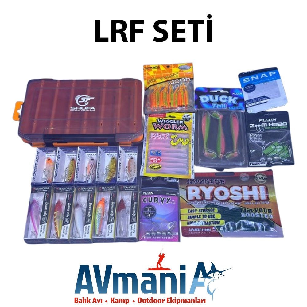 18 parça LRF sahte yem seti
