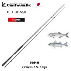 Tailwalk Hi-Tide SSD 90MH 2.74mt 15-50gr (2P) Spin Olta Kamışı