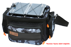 Fujin Black Camo Helper Bag - Balıkçı Çantası