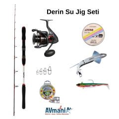 Derin Su Jig - Silikon ve Canlı Yem Avı İçin Olta Seti