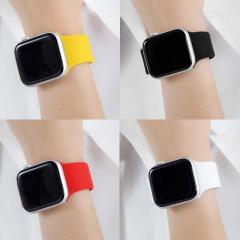 Apple Watch Silicon Kordon - Kırmızı