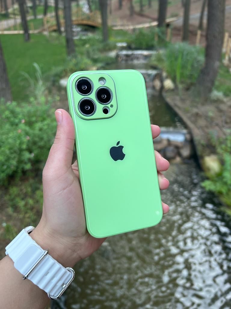 iPhone Cam Kılıf - Mint Yeşili