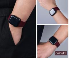 Apple Watch Silicon Kordon - Vişne