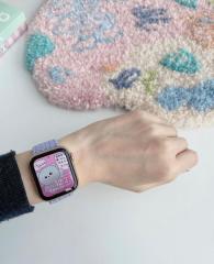 Apple Watch Solo Loop Örgü - İngiliz Lavantası
