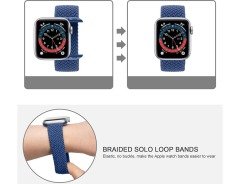Apple Watch Solo Loop Örgü - Koyu Kiraz