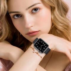 Apple Watch Milano Loop Kordon - Siyah