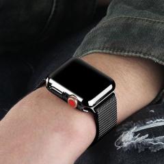 Apple Watch Milano Loop Kordon - Siyah