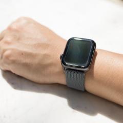 Apple Watch Milano Loop Kordon - Grafit