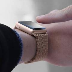 Apple Watch Milano Loop Kordon - Gold
