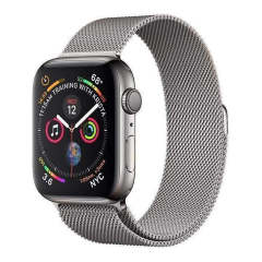 Apple Watch Milano Loop Kordon - Gümüş