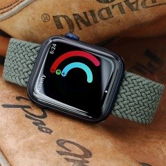 Apple Watch Solo Loop Örgü - Zeytin Yeşili