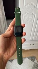 Apple Watch Silicon Kordon - Haki Yeşili