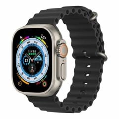 Apple Watch Ocean Loop Kordon - Siyah