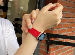 Apple Watch Solo Loop Örgü - Product Red