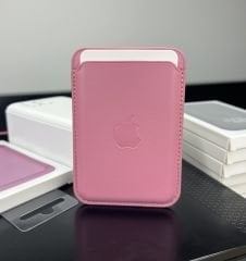 Apple MagSafe Özellikli Deri Cüzdan - Barbie Pink