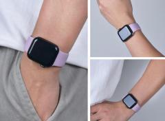 Apple Watch Silicon Kordon - Eflatun