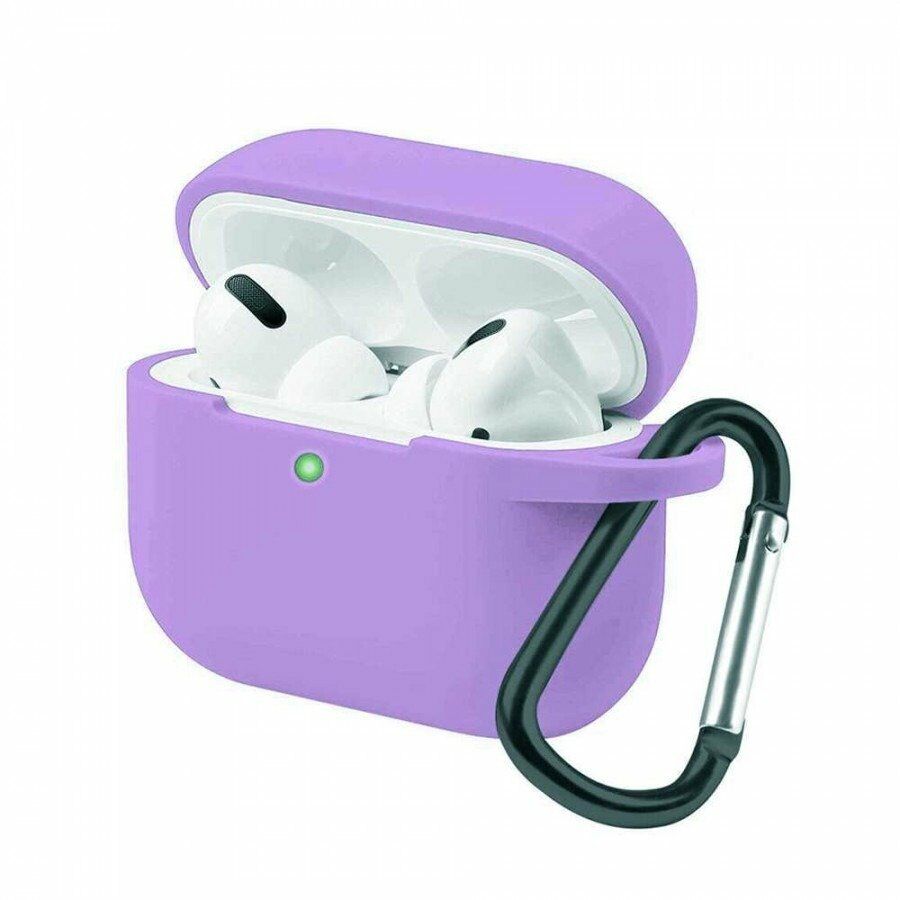 Airpods Pro 2.Nesil Kancalı Silicon Kılıf - Lila