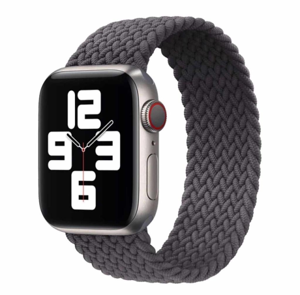 Apple Watch Solo Loop Örgü - Füme