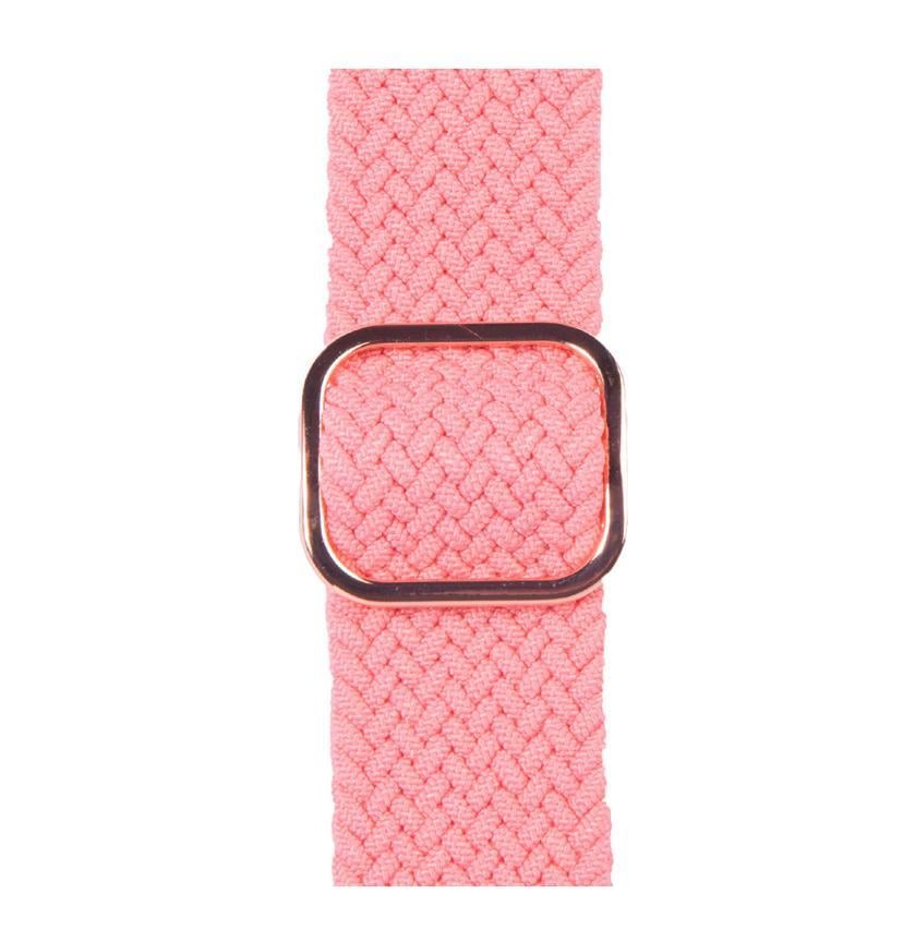 Apple Watch Strap Braided Örgü - Pembe Limonata