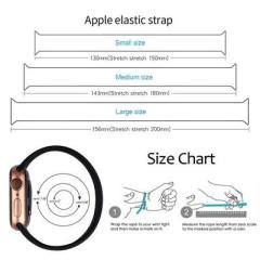 Apple Watch Solo Loop Silicon Kordon - Turuncu