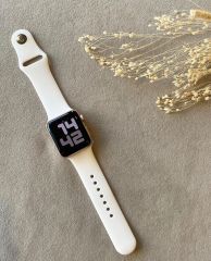 Apple Watch Silicon Kordon - Beyaz