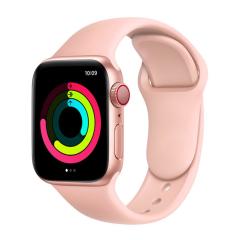 Apple Watch Silicon Kordon - Kum Pembe