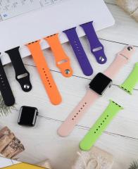 Apple Watch Silicon Kordon - Kum Pembe