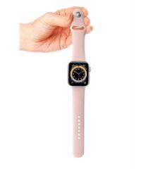 Apple Watch Silicon Kordon - Kum Pembe