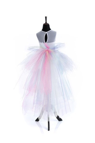 Unicorn Elbise Lady Beyaz Kısa