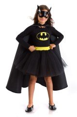 Batgirl Kostümü  Uzun Kollu