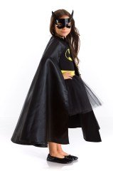 Batgirl Kostümü  Uzun Kollu