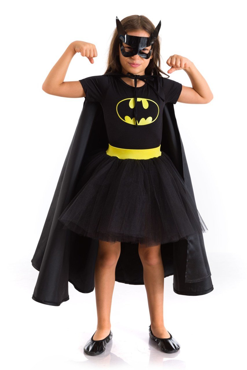 Batgirl Kostümü  Kısa Kollu