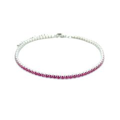 Pembe Taşlı Su Yolu Bileklik