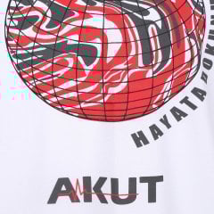 AKUT Hayata Dokunur T-Shirt Unisex Beyaz
